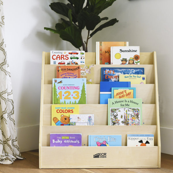 ECR4Kids Streamline SingleSided Book Display with Storage, Classroom